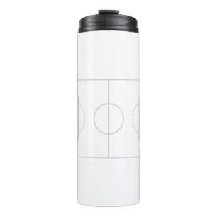 voetbalveld thermosbeker