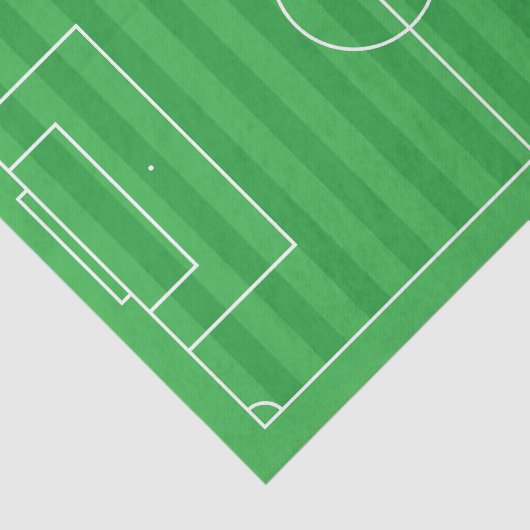 voetbalveld tissuepapier (Detail)