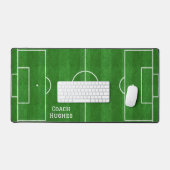 Voetbalveld voor Coach of Voetbalspeler Custom Bureaumat (Keyboard & Muis)