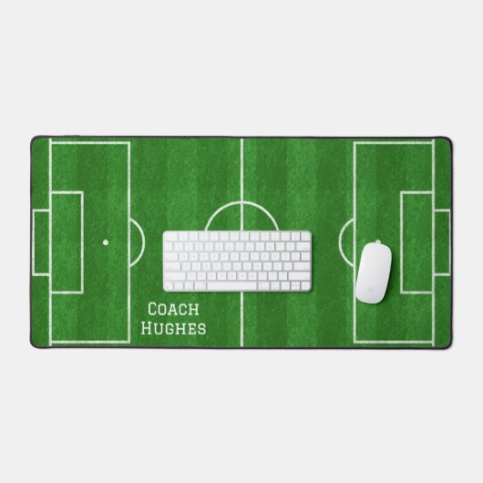 Voetbalveld voor Coach of Voetbalspeler Custom Bureaumat (Keyboard & Muis)