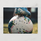 Voetbalvoetbal Briefkaart (Voorkant)