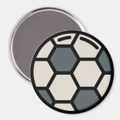 Voetbalvoetbal Magneet (Voorkant / Achterkant)