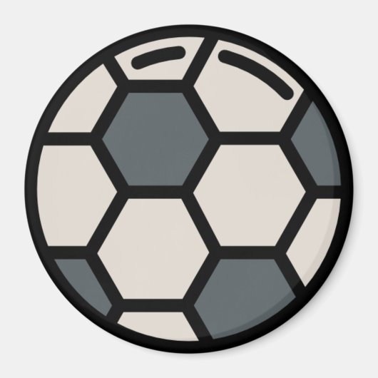 Voetbalvoetbal Magneet (Voorkant)