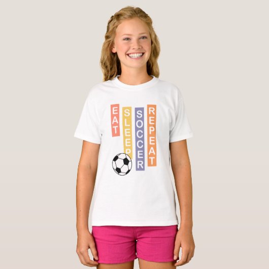 Voetbalvoetbal T-shirt (Voorkant volledig)
