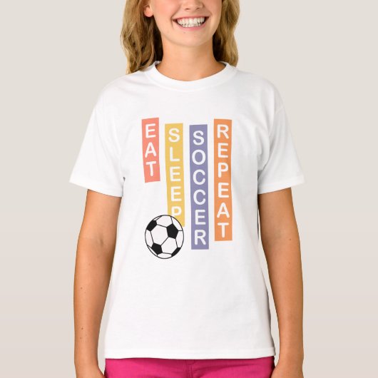 Voetbalvoetbal T-shirt (Voorkant)