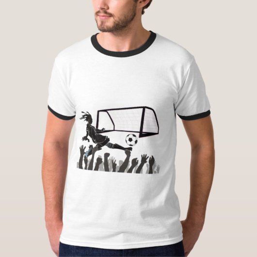 Voetbalvoetbal T-shirt (Voorkant)