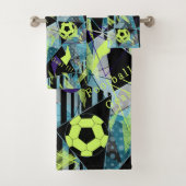 voetbalwedstrijd bad handdoek (Insitu)