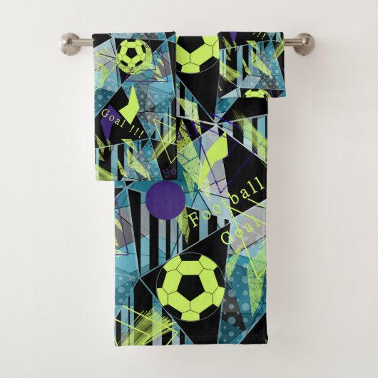 voetbalwedstrijd bad handdoek (Insitu)