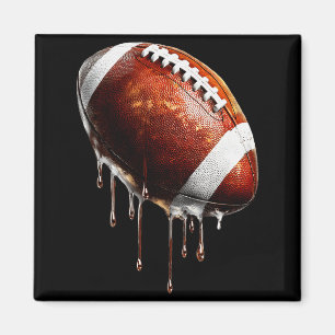 Voetbalwedstrijd Dag Drip Grafisch Magneet