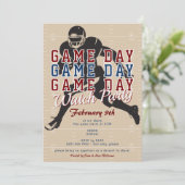 Voetbalwedstrijd Dag Sport Grote Kijkfeest Kaart (Staand voorkant)