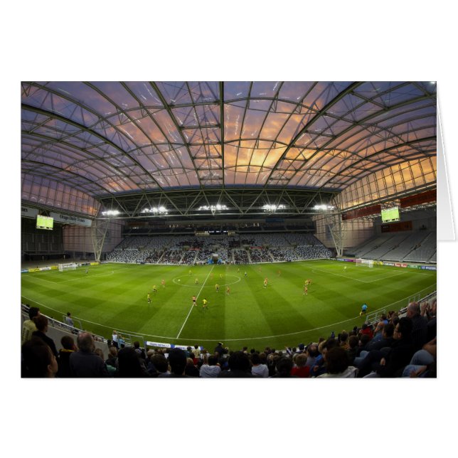 Voetbalwedstrijd, Forsyth Barr Stadium, Dunedin (Voorkant Horizontaal)