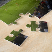 Voetbalwedstrijd, Forsyth Barr Stadium, Dunedin Legpuzzel (Zijkant)