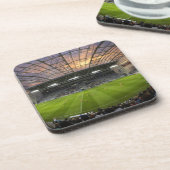 Voetbalwedstrijd, Forsyth Barr Stadium, Dunedin Onderzetter (Linkerzijde)