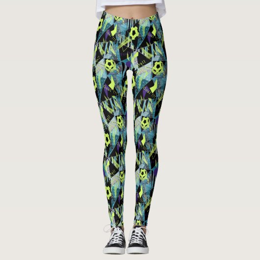 voetbalwedstrijd leggings (Voorkant)