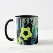 voetbalwedstrijd mok (Links)