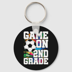 Voetbalwedstrijd op 2e graad Byck naar school Scha Sleutelhanger