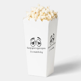 Voetbalwedstrijd Voetbal Kijkfeest Popcorn Doos Bedankdoosjes