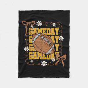 Voetbalwedstrijd Voetbal Seizoen Voetbal Mama Meis Fleece Deken