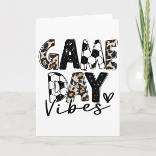 Voetbalwedstrijddag Vibes Voor Vrouwen Moeder Voet Kaart