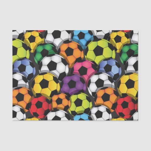 voetbalweefsel tissuepapier (Voorkant)