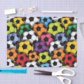 voetbalweefsel tissuepapier (Craft)