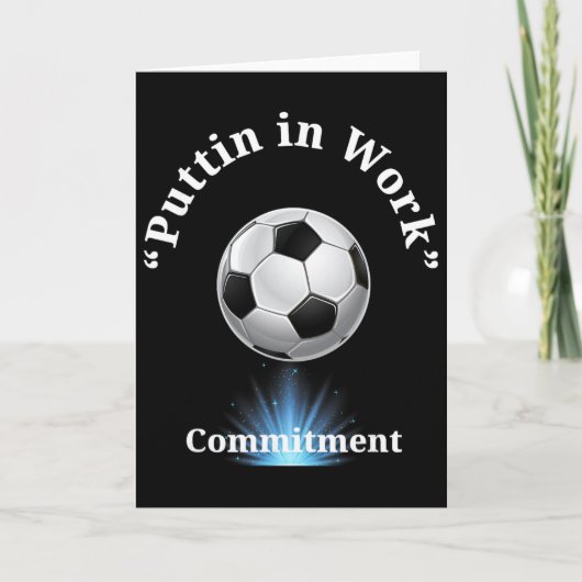 Voetbalwerk kaart (Voorkant)