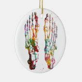 Voetbeenderen Keramisch Ornament (Rechts)