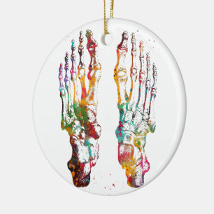 Voetbeenderen Keramisch Ornament