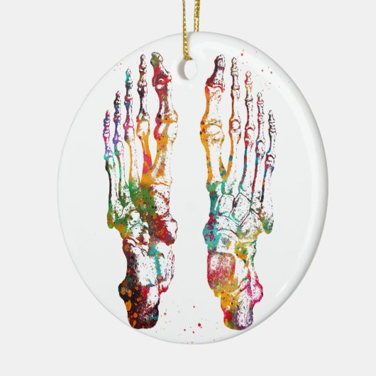 Voetbeenderen Keramisch Ornament (Links)