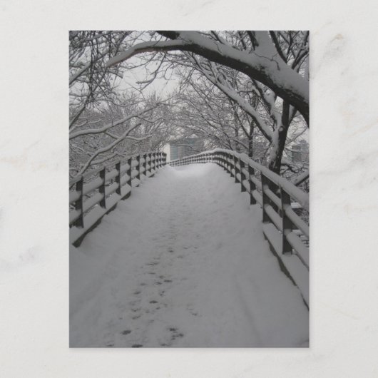 Voetbrug Briefkaart (Voorkant)