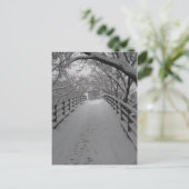 Voetbrug Briefkaart (Staand voorkant)