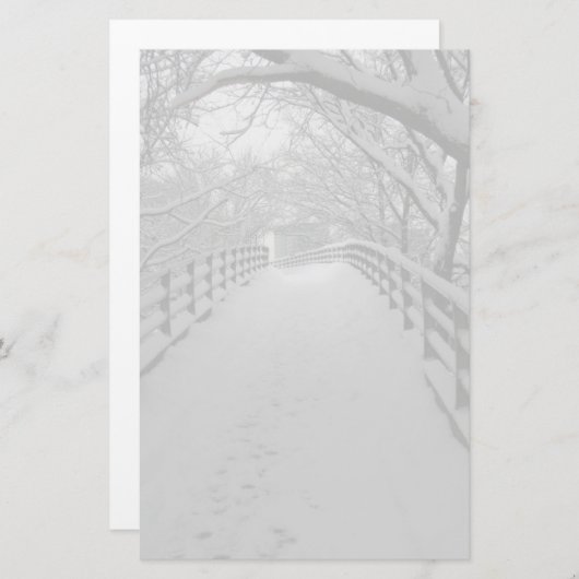 Voetbrug Briefpapier (Voorkant / Achterkant)