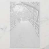 Voetbrug Briefpapier (Voorkant)