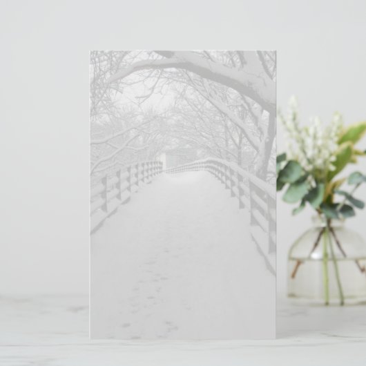 Voetbrug Briefpapier (Staand voorkant)