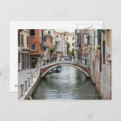 Voetbrug in Venetië Briefkaart (Voorkant / Achterkant)
