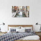 Voetbrug in Venetië Canvas Afdruk (Insitu (Slaapkamer))