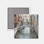 Voetbrug in Venetië Magneet (Voorkant / Achterkant)