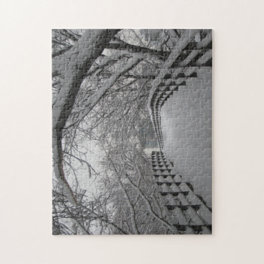 Voetbrug Legpuzzel (Verticaal)