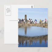 Voetbrug over het Asbury Park NJ Briefkaart (Voorkant / Achterkant)