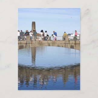 Voetbrug over het Asbury Park NJ Briefkaart