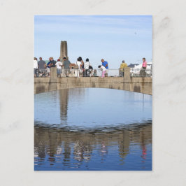 Voetbrug over het Asbury Park NJ Briefkaart