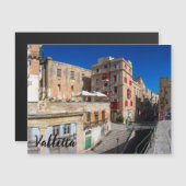 Voetbrug, smalle straat met trap in Valletta (Voorkant / Achterkant)