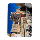 Voetbrug, smalle straat met trap in Valletta Magneet (Verticaal)