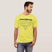 Voetbull shirt voor mannen (Voorkant volledig)