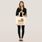 Voetchirurgie herstel Humor Grote Tote Bag (Voorkant (model))