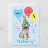 Voetdag partijballonnetje kaart (Voorkant)