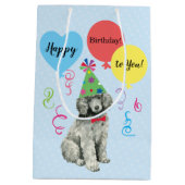 Voetdag partijballonnetje medium cadeauzakje (Achterkant)