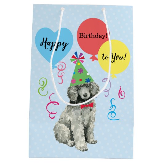 Voetdag partijballonnetje medium cadeauzakje (Achterkant)