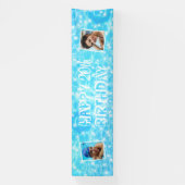 Voetday-poolpartij: stranden partij 2 aangepaste f spandoek (Verticaal)