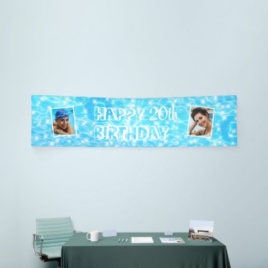 Voetday-poolpartij: stranden partij 2 aangepaste f spandoek (Beurs)